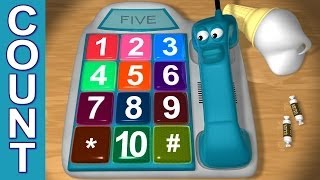 Learn to Count: The Counting Phone Teaches Numbers 1-10