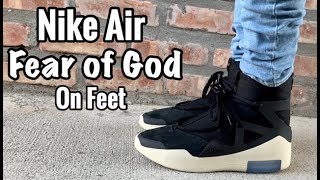 Nike Air Fear of God 1 on feet