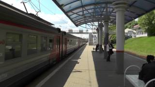 Электропоезд ЭД4М-0177 станция Москва-Сортировочная
