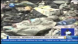Mombasa county government signs waste management deal with Bamburi cement