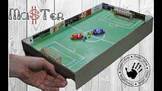 Как Сделать Настольный Футбол Своими Руками. Поделки из Бумаги