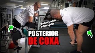 Treino de posterior de coxa *bíceps femoral*