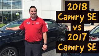 2018 Toyota Camry SE vs 2017 Toyota Camry SE with Jonathan Sewell Sells in Enterprise, Alabama