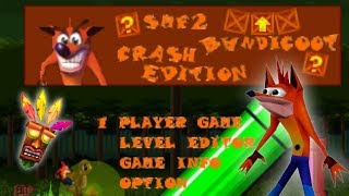 Super Mario Flash 2 - Crash Bandicoot Edition Playthrough (1 Player Game)