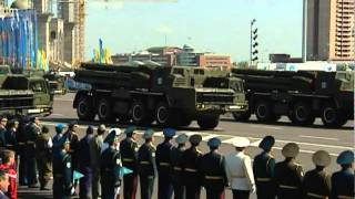 Military parade dedicated to Constitution Day of Kazakhstan