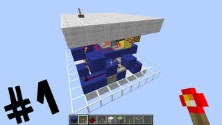 Minecraft Механизмы #1 - Скрытый склад в полу