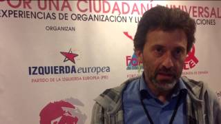 Mauricio Valiente - Jornadas por una ciudadanía universal