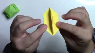 【折り紙 折り方】簡単な紙風船(かみふうせん)の作り方動画