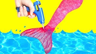 как сделать хвост русалки плавать. Mermaid Tail to swim