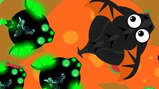 НАШЕСТВИЕ ЧЕРНЫХ ДРАКОНОВ в Мопио. Новые скины в  Mope.io