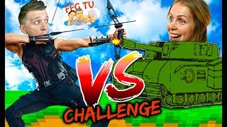 Новый ЧЕЛЛЕНДЖ мама ПРОТИВ папы Микро батл челлендж от FFGTV Семья играет в игры детский летсплей