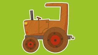 "Машинки", новый мультсериал для мальчиков - Трактор (10 серия) Развивающий мультфильм