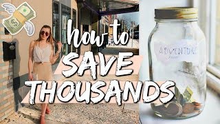 HOW TO SAVE  UP THOUSANDS | money-saving tips for college