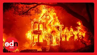 Shocking Footage as New California Wildfires Rage in Napa Valley