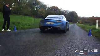 Premier départ arrêté en Alpine A110