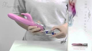Femplay Vibe Therapy Serenity Silicone Rabbit Vibrator Demonstration