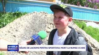 RAURI DE LACRIMI PENTRU SPORTIVUL MORT LA NUMAI 15 ANI