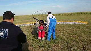 Paramoteur Baptême de l'air pour Angélique