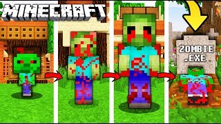 ŻYCIE ZOMBIE.EXE W MINECRAFT || OD NARODZIN DO ŚMIERCI
