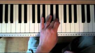 Walking bass lines on piano