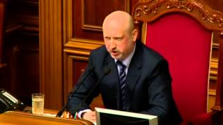 Олександр Турчинов: В Україні пануватиме закон, і всі громадяни повинні цей закон захищати