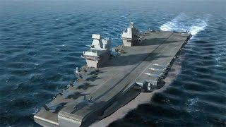 クイーン・エリザベス級航空母艦 1番艦 クイーン・エリザベス 建造-完成予想CG