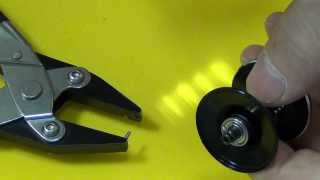 замена подшипников и шпули ABU MGX (change bearings ABU MGX)