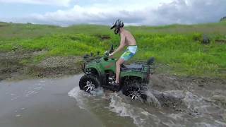 Квадроцикл Stalker-250 HUMMER | Бездорожье | Грязь | Вода | Тест-драйв