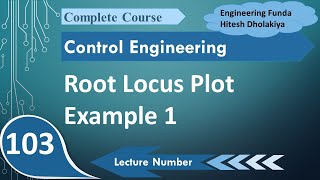 Root locus Example 1 in Control Engineering by Engineering Funda, Control System Engineering Example
