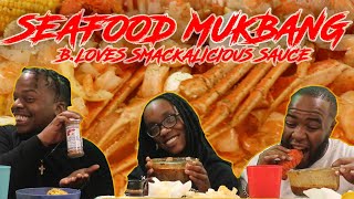 BLOVESLIFE NEW SMACKALICIOUS MILD SAUCE REVIEW | SEAFOOD BOIL MUKBANG | HONEST REVIEW