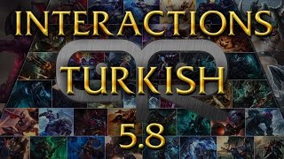 LoL Voices - Şampiyonlar Arasındaki Diyaloglar - Türkçe [Patch 5.8]
