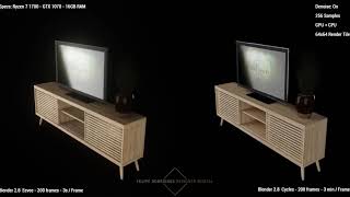 Blender 2.8 render test - eevee vs cycles