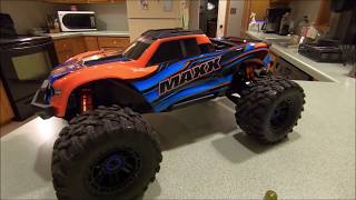I BENCH TUNE THE TRAXXAS MAXX BEFORE MAIDEN RUN...