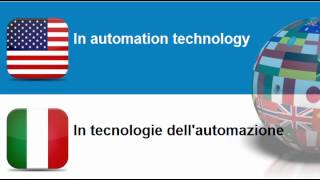 Learn Italian vocabulary #Topic = In aerospace technology