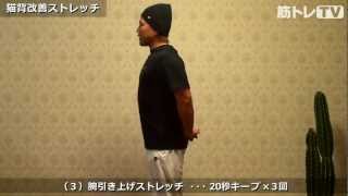猫背改善ストレッチ