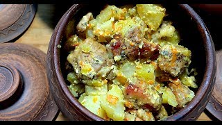 Картошка с Мясом в горшочках ПОТРЯСАЮЩЕЕ Жаркое в горшочке по ДОМАШНЕМУ!