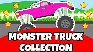 Коллекция монстров Volkswagen Vol. 1 | Monster Trucks Изучение видео для детей | Анимированные сюрпр