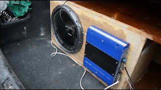 Удачный ЧВ короб с сабвуфером xplod 12 дюймов трясет машину