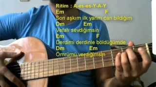 Gitar Dersi - Gül Rengi (Mustafa Ceceli)