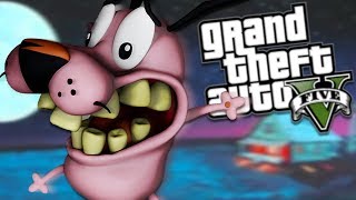 GTA 5 Mods - COURAGE THE COWARDLY DOG MOD (GTA 5 PC Mods Gameplay)