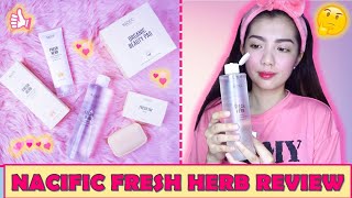MY PIMPLE MARKS ARE GONE + NACIFIC FRESH HERB LINE REVIEW (SUNBLOCK, CLEANSING WATER)
