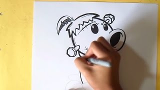 Как нарисовать  Растения против зомби