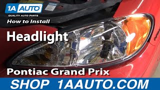 How to Replace Headlight 99-05 Pontiac Grand Am