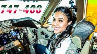 Khadija Pilots BOEING 747 out of Casablanca