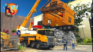 BRUDER TRAKTOR & Truck Transport House - Construction Company