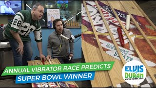 Annual Vibrator Race Predicts Super Bowl Winner | Elvis Duran Exclusive