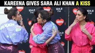 Sara Ali Khan HUGS Her Step Mom Kareena Kapoor Khan | What Women Want | Ishq FM
