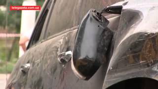 Жуткое ДТП на Луганщине. Джип снес остановку