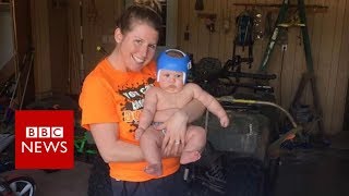 Mum donates breast milk to Hurricane Harvey victims - BBC News