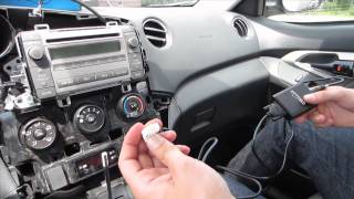 GTA Car Kits - Toyota Matrix 2009-2011 install of iPhone and iPod adapter for factory stereo